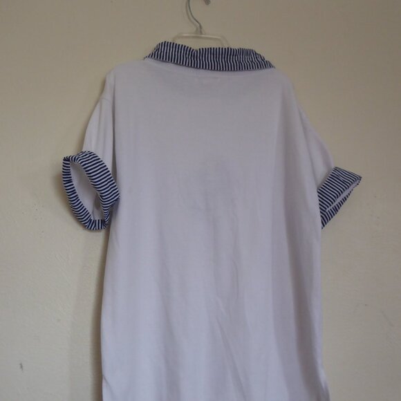 Sailing-theme Casual Top by Oleg Cassini - Picture 2 of 3